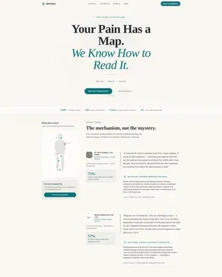 Acupuncture Pain Clinic Landing Page Template