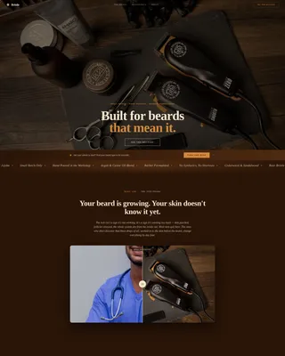 Rugged Grooming | Free Website Template | Rocket