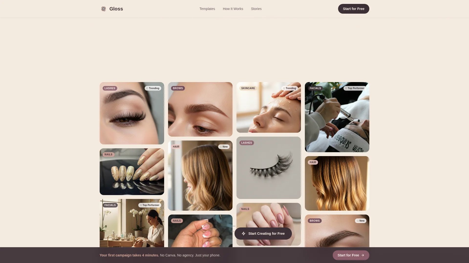 Salon & Spa Software Professional Website Template