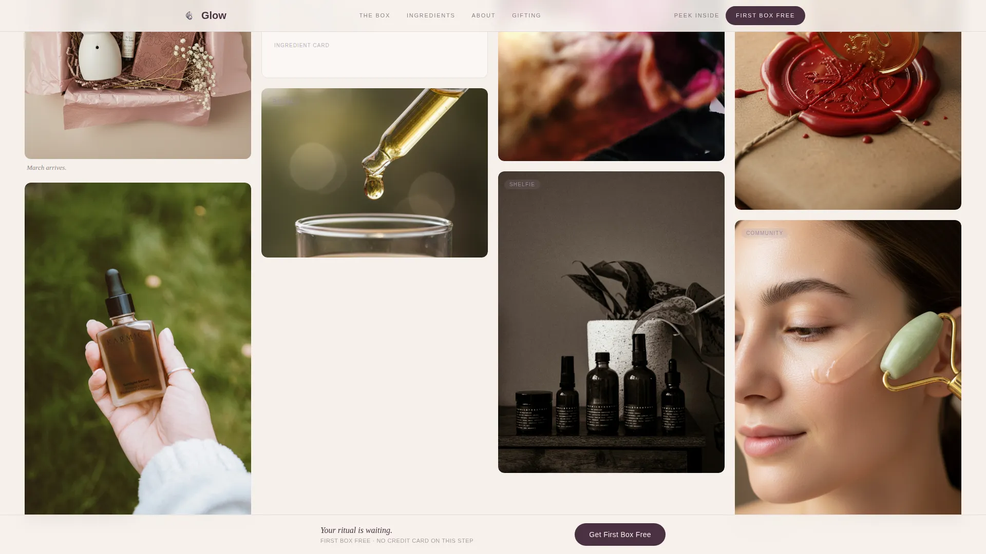 Beauty & Cosmetics Brand Blog Website Template