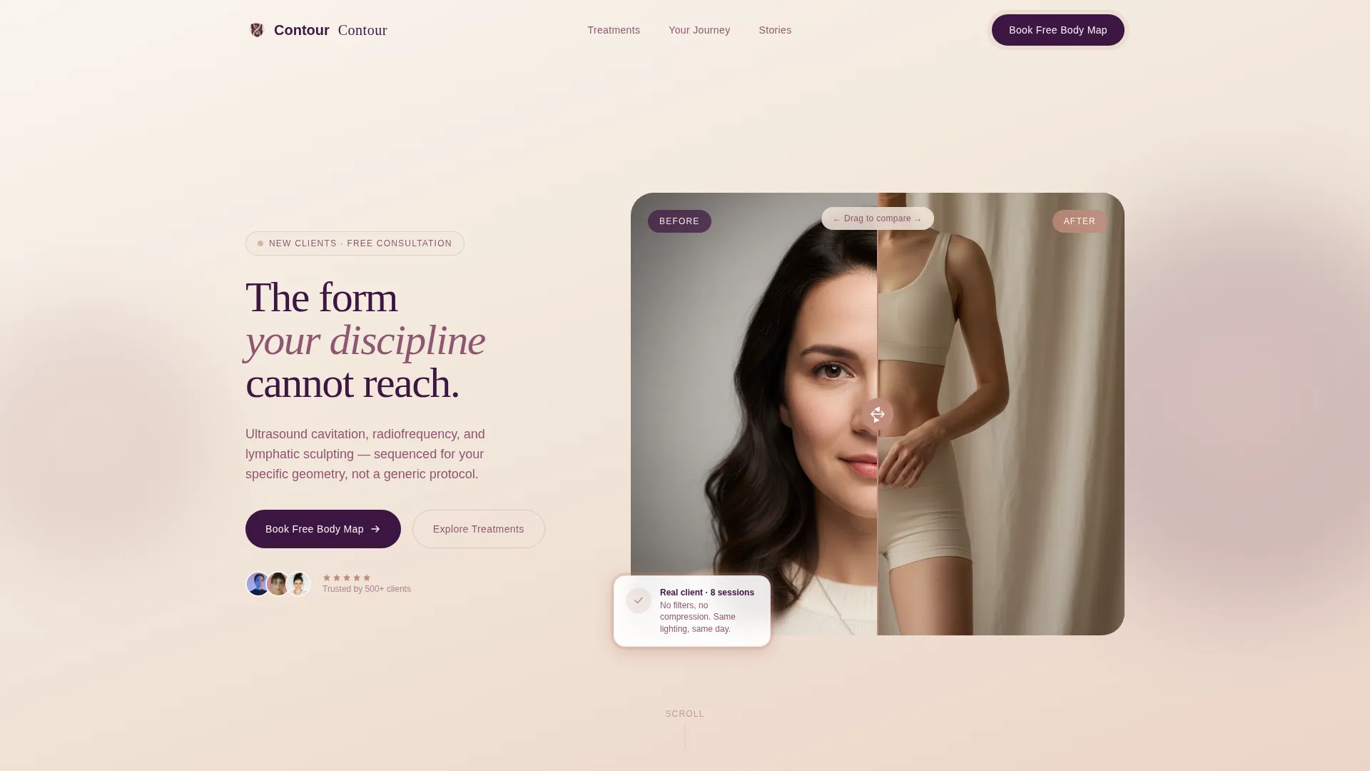 Cosmetic Surgery & Aesthetic Clinic Specialist Booking Website Template