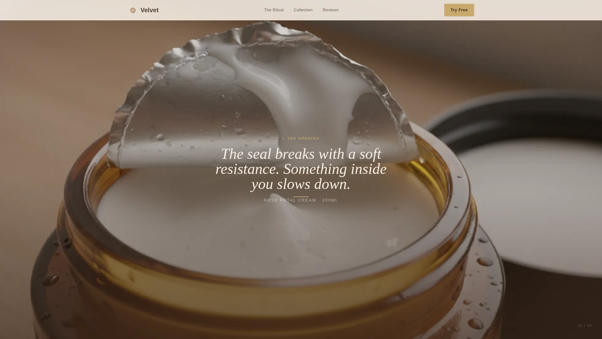 Body Care & Bath Brand Professional Website Template