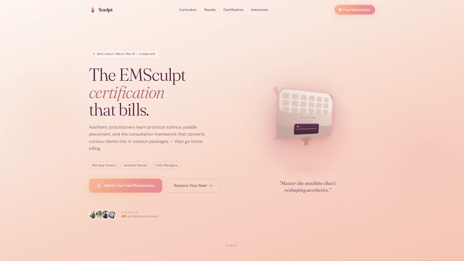 Specialty Beauty Treatments Advanced Professional Website Template