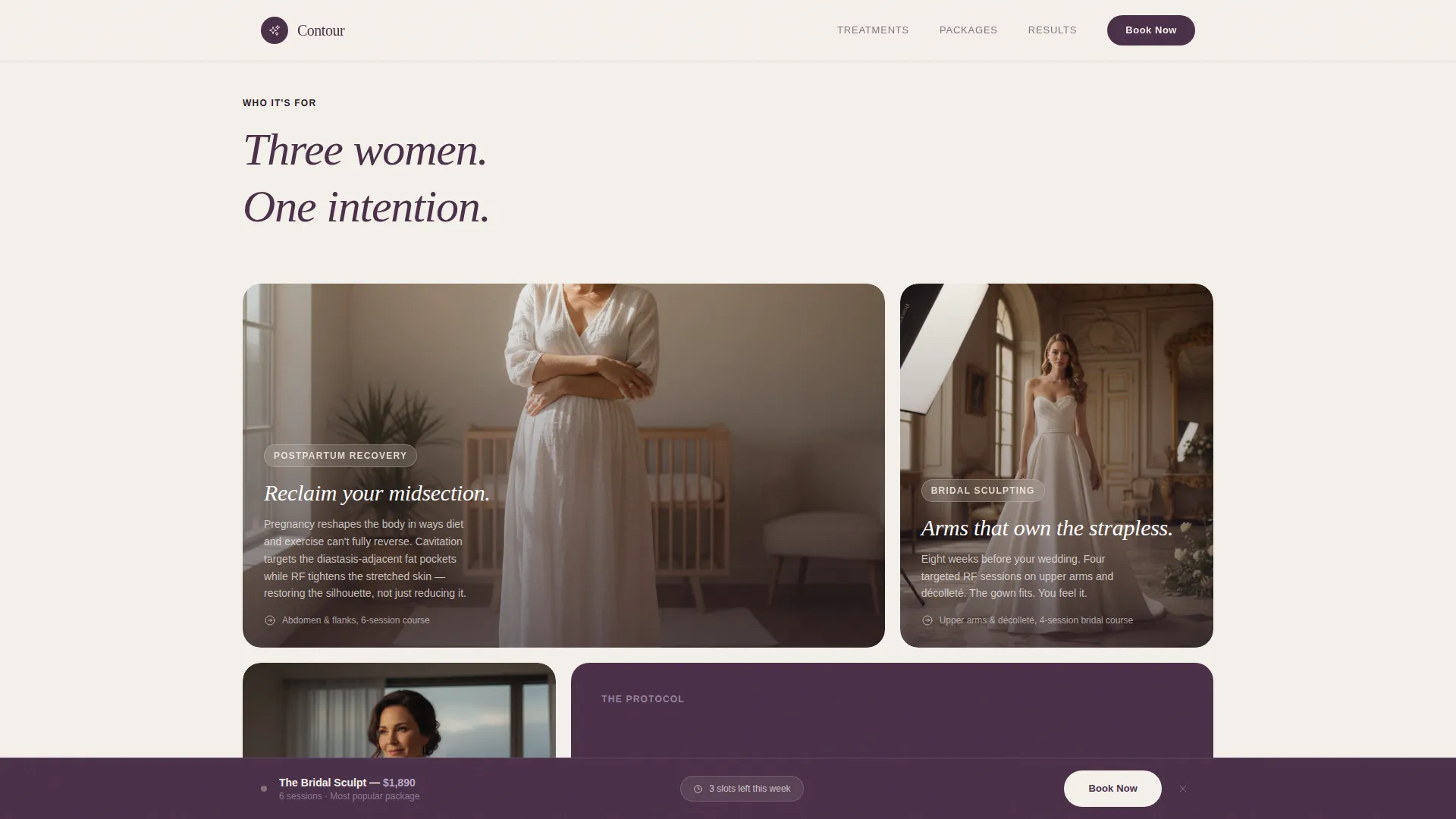 Skincare & Derma Clinic Booking Website Template