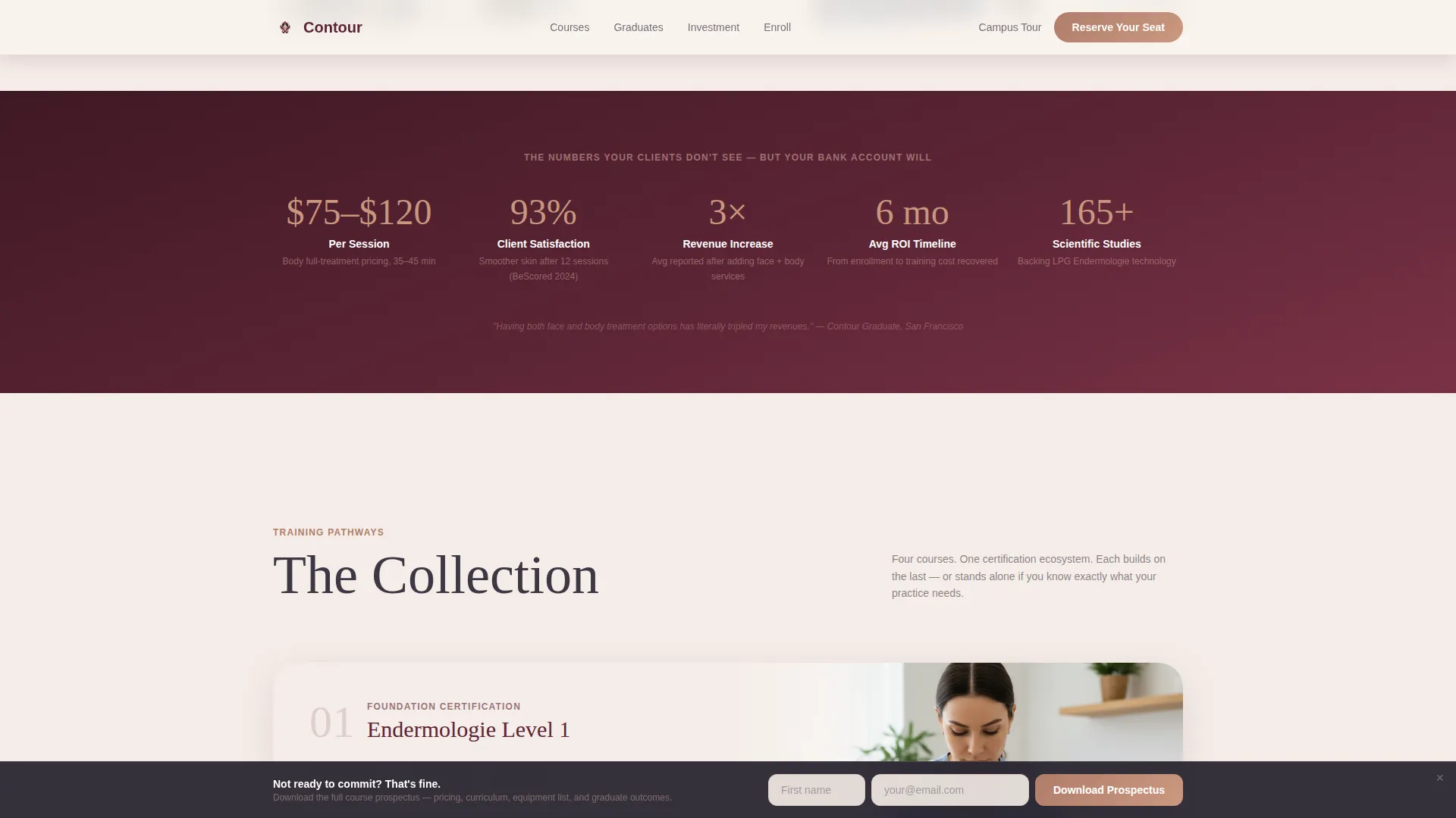 Specialty Beauty Treatments Careers Website Template