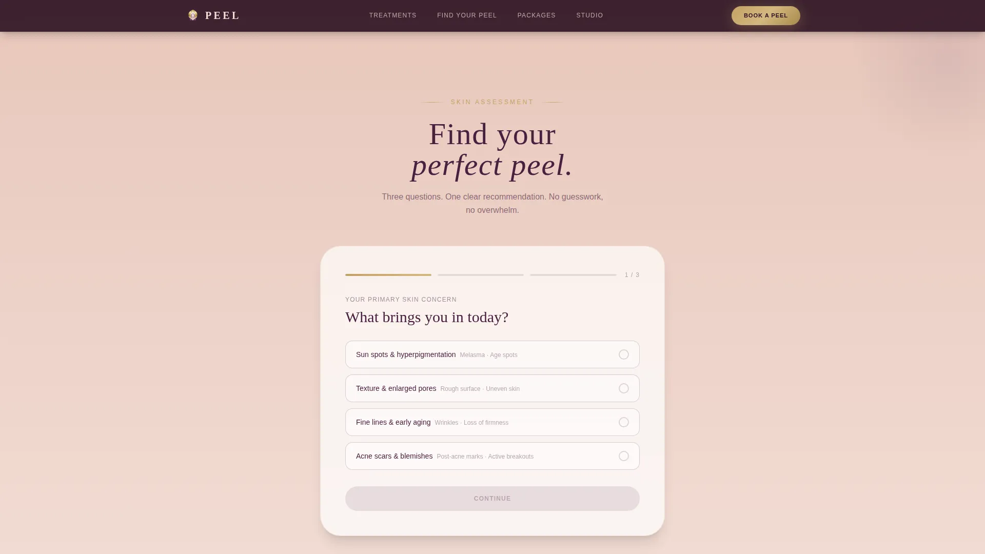 Specialty Beauty Treatments Specialist Booking Website Template