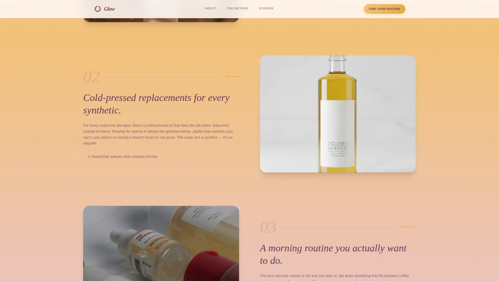 Transformative Beauty Landing Page Template