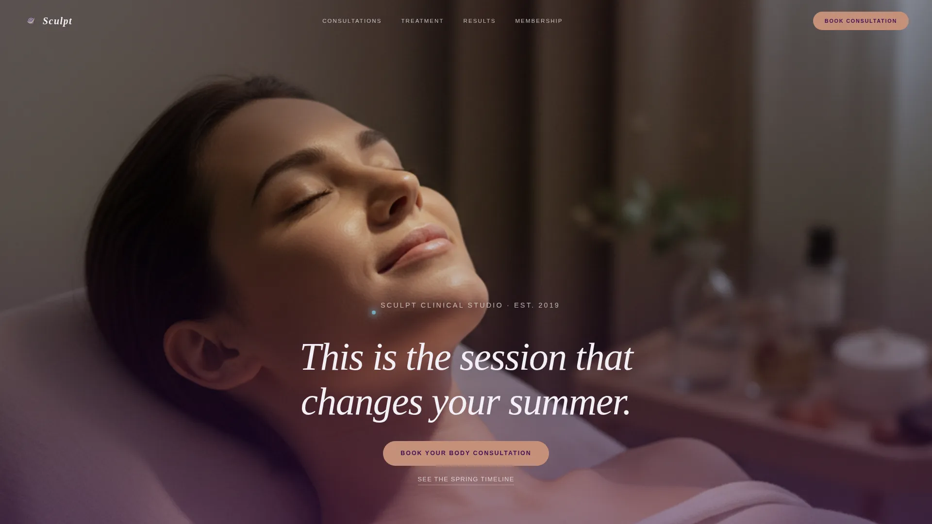 Cosmetic Surgery & Aesthetic Clinic Booking Website Template