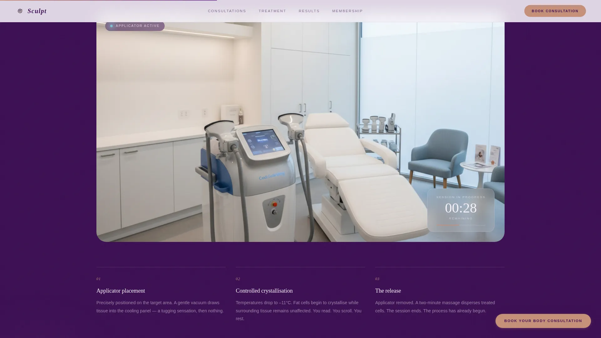 Cosmetic Surgery & Aesthetic Clinic Booking Website Template