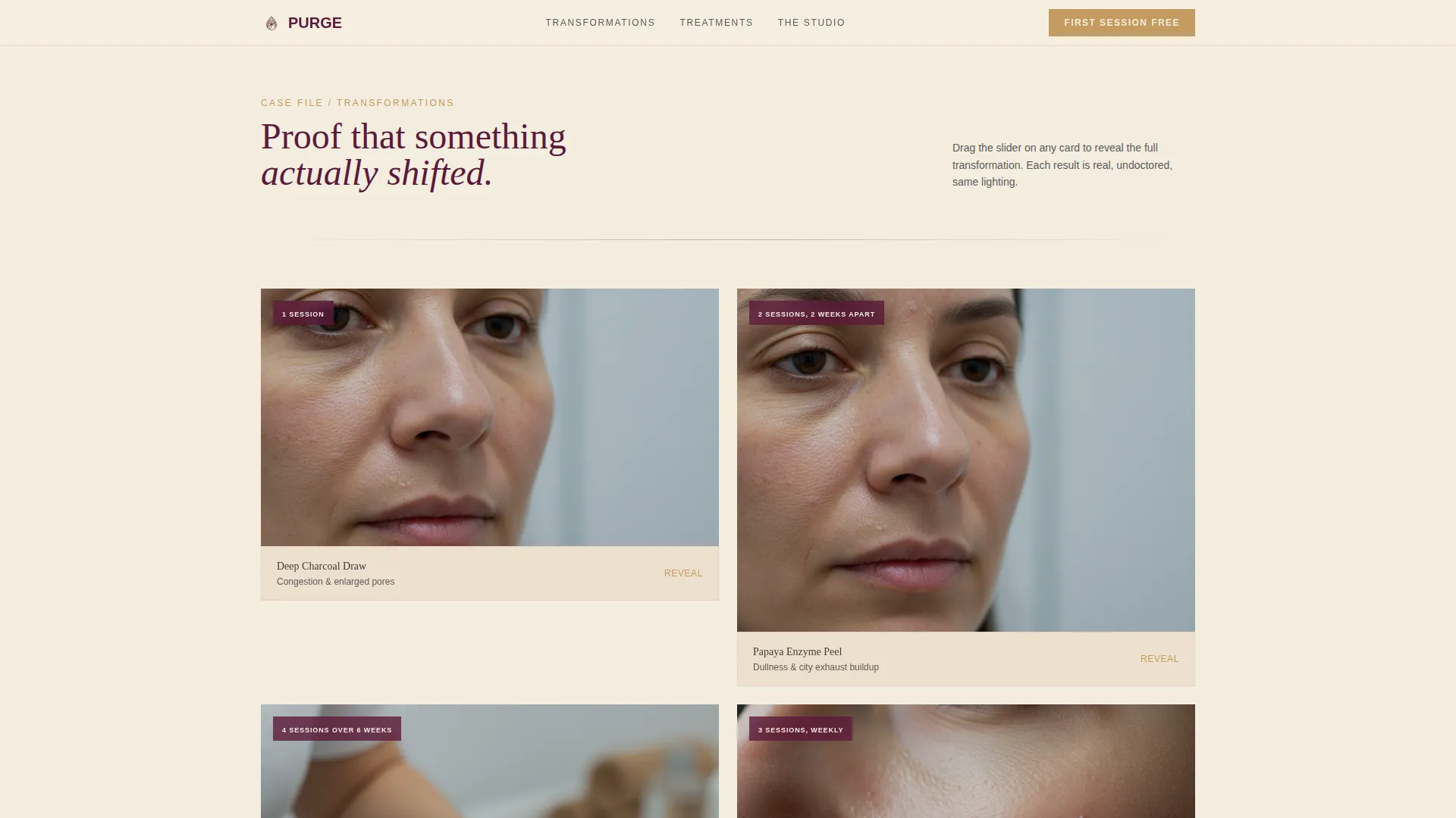 Wellness & Holistic Beauty Booking Website Template
