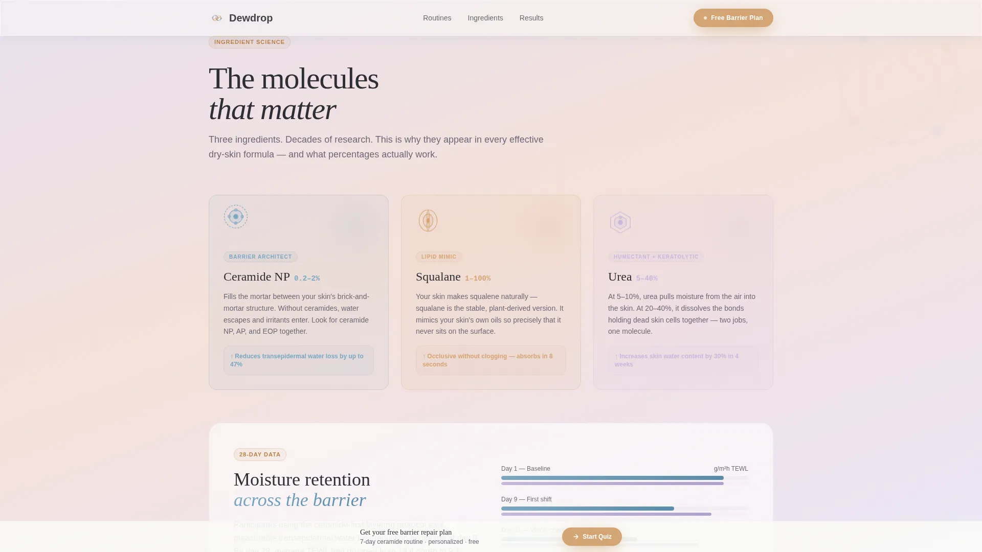 Soothing Skincare | Free Website Template | Rocket