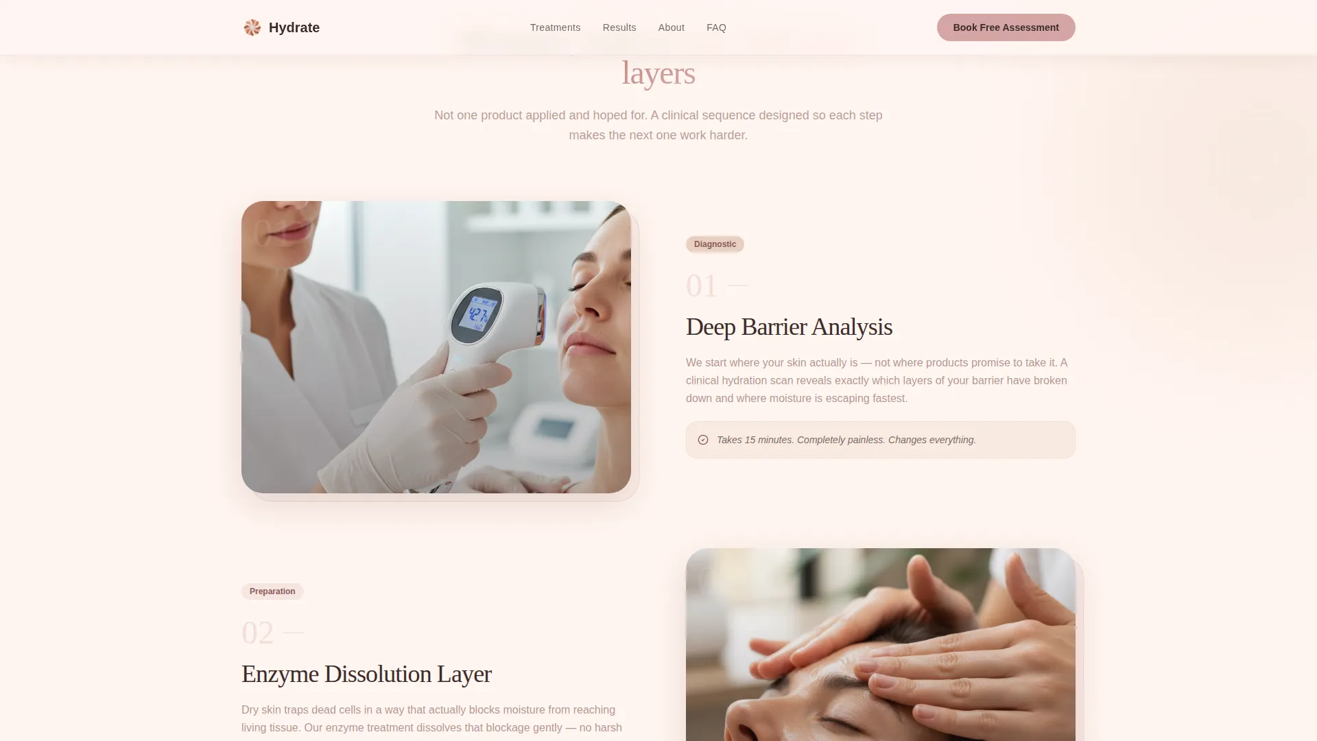 Radiant Skincare | Free Website Template | Rocket