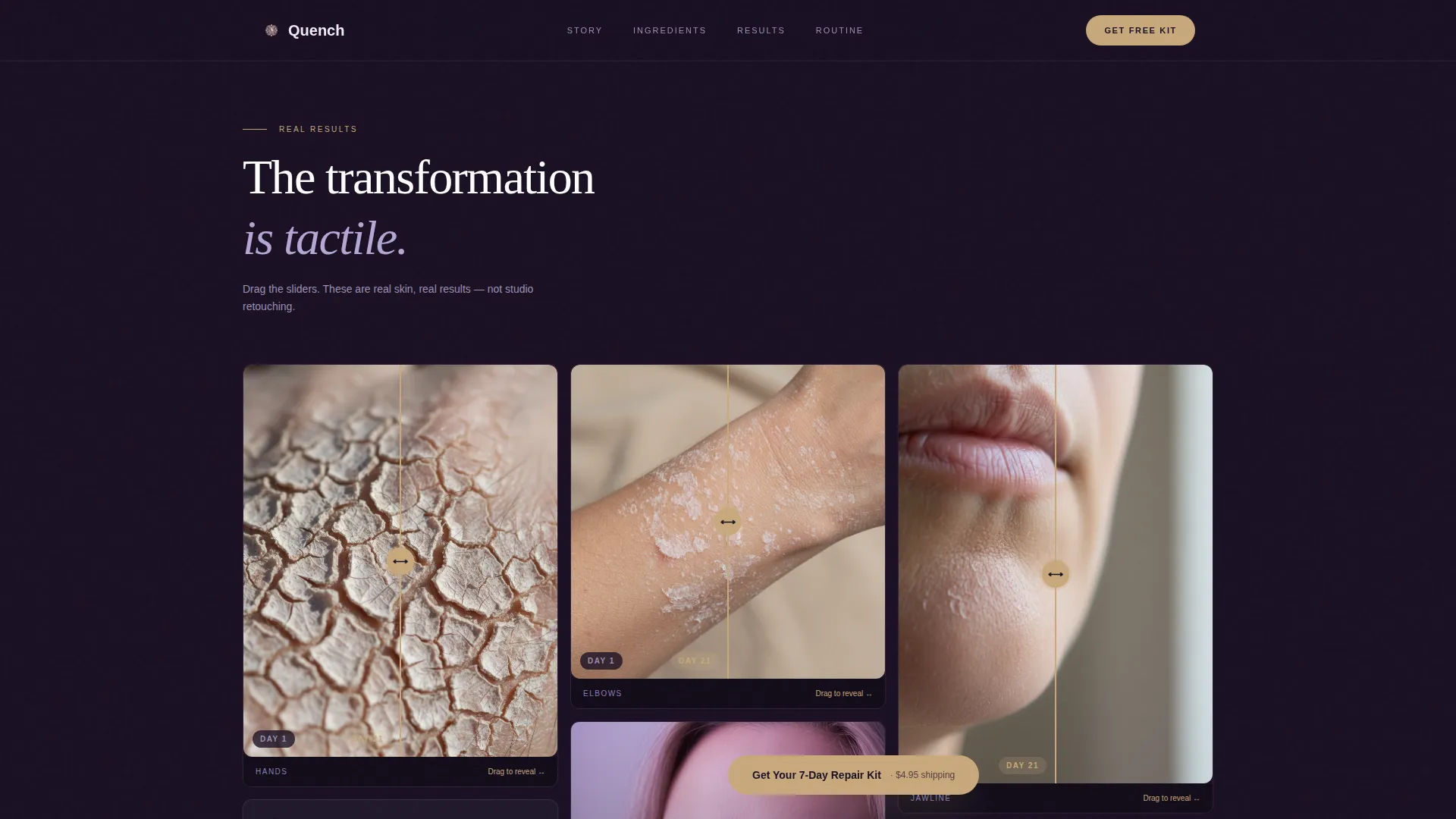 Luxe Skincare | Free Website Template | Rocket