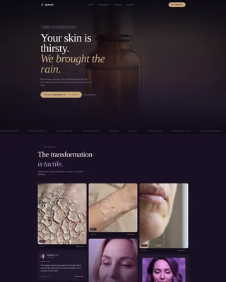Luxe Skincare | Free Website Template | Rocket