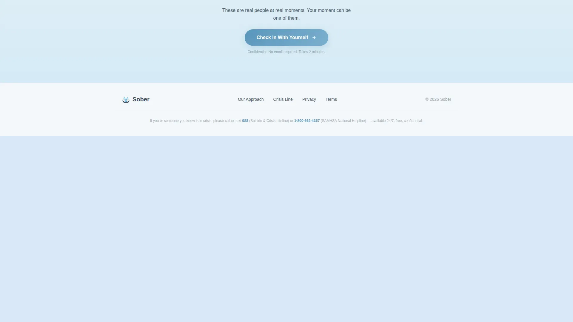 Recovery Support Group Landing Page Template