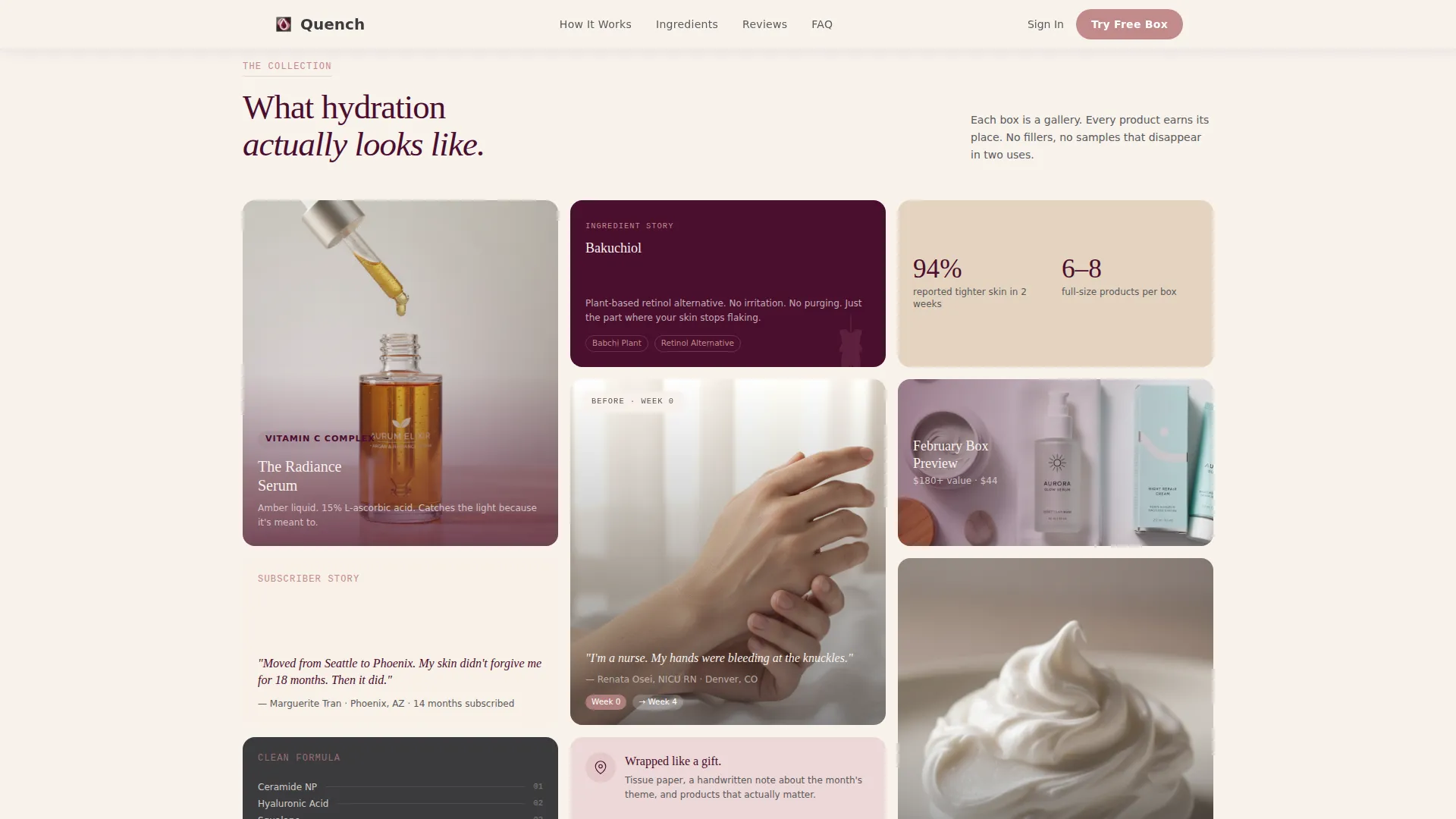 Luxe Dryskin | Free Website Template | Rocket