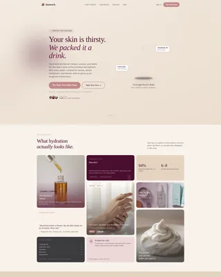 Luxe Dryskin | Free Website Template | Rocket