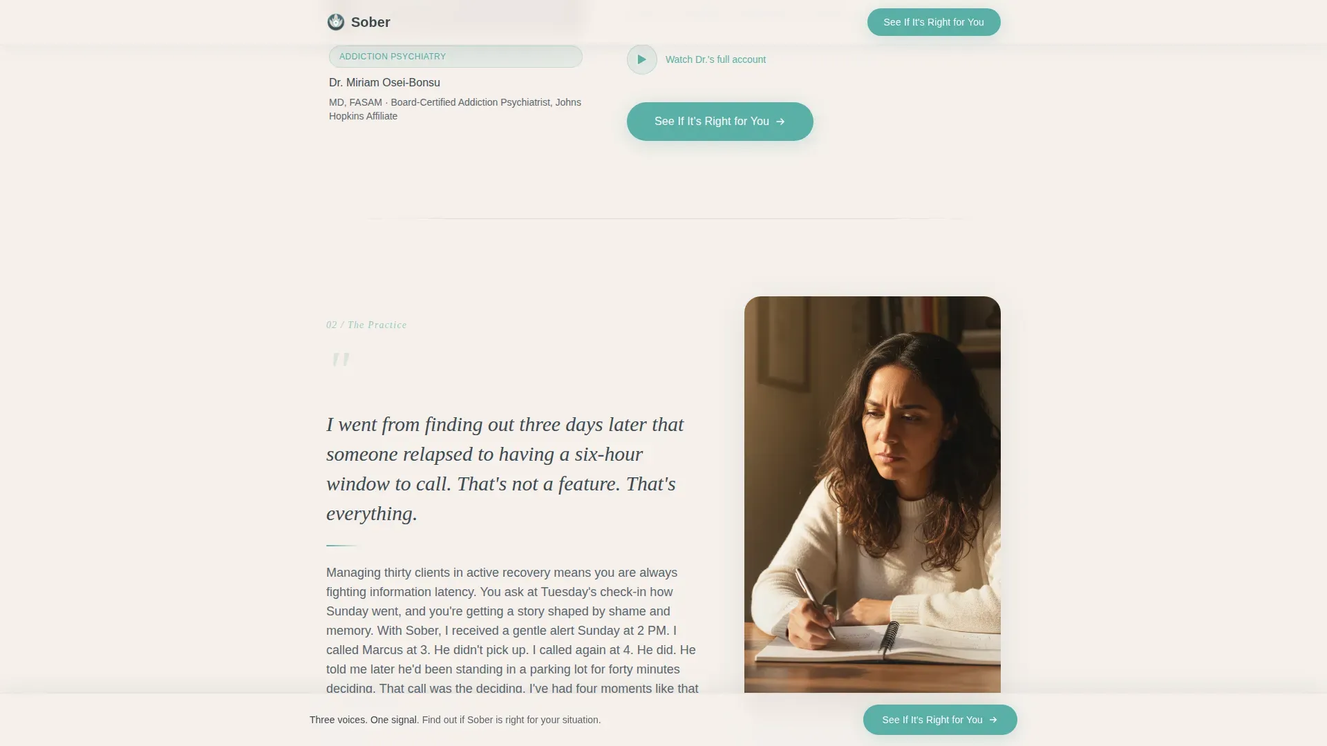 Recovery Wearable Monitor Landing Page Template