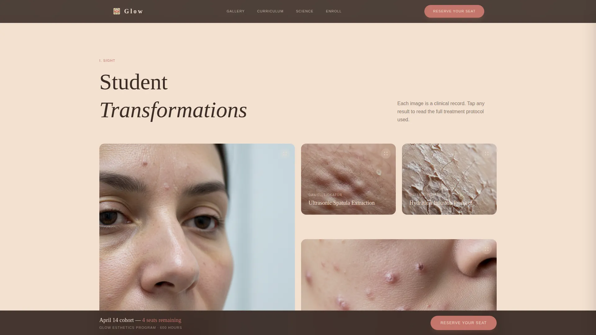 Beauty School & Academy Professional Website Template