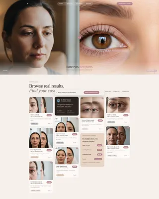 Cosmetic Surgery & Aesthetic Clinic Pricing Website Template