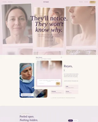 Cosmetic Surgery & Aesthetic Clinic Advanced Booking Website Template