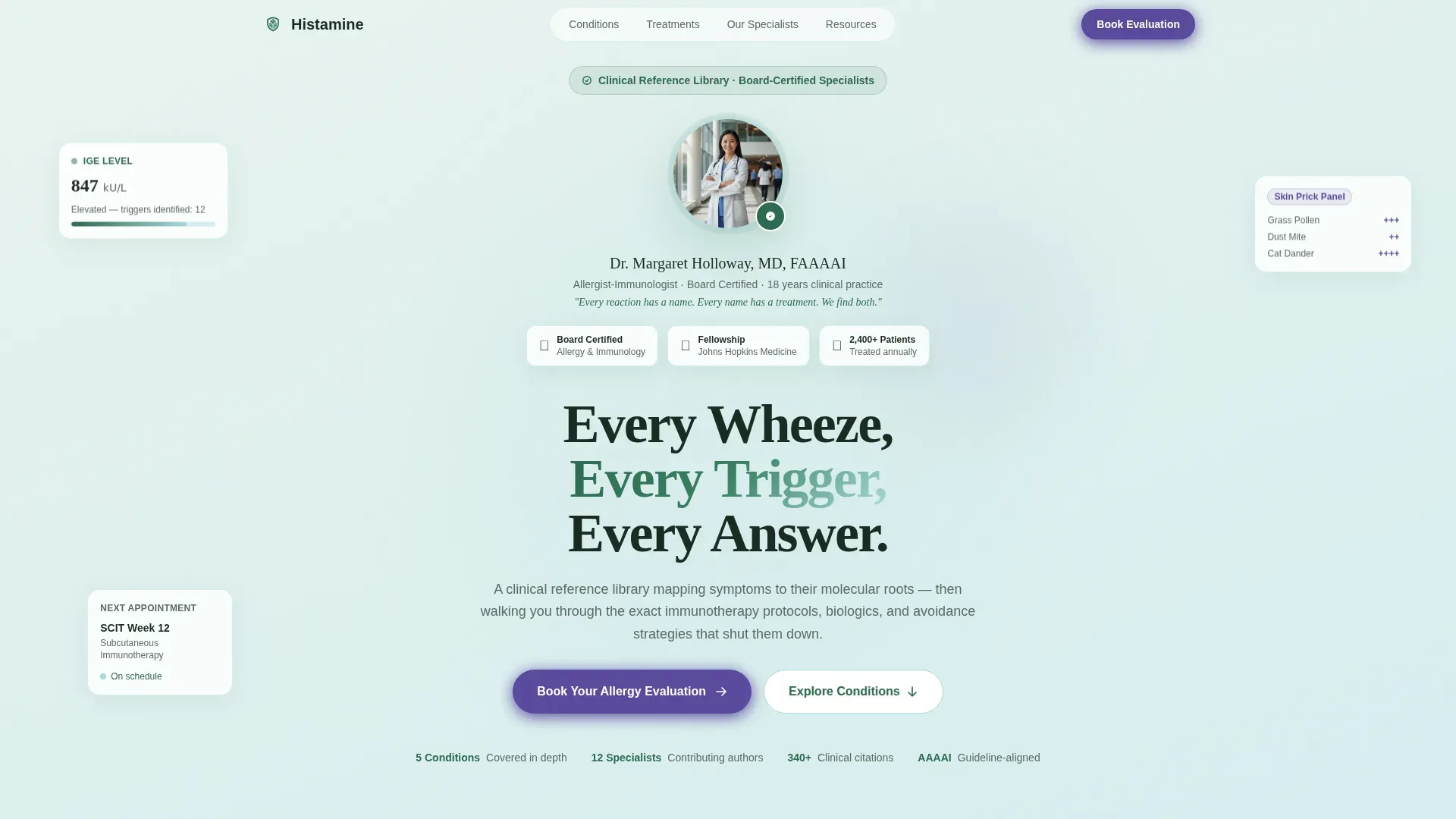 Reference Library Landing page Template