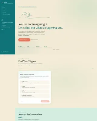 Allergy Clinic New Patient Landing Page Template