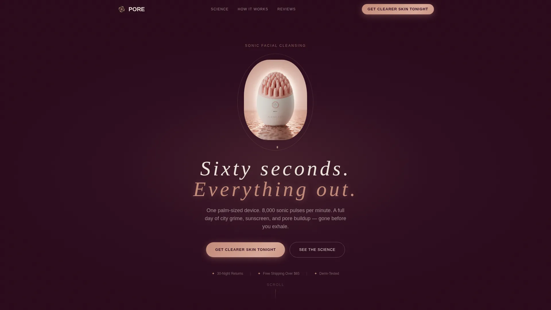 Beauty Tech & Device Reviews Website Template