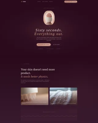 Beauty Tech & Device Reviews Website Template