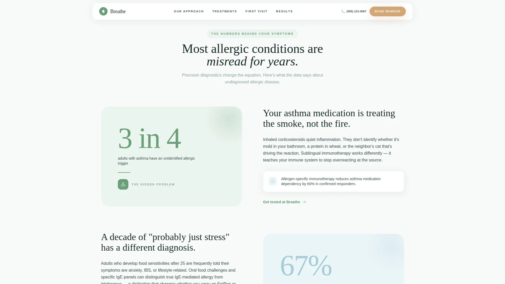 Patient Education Landing Page Template