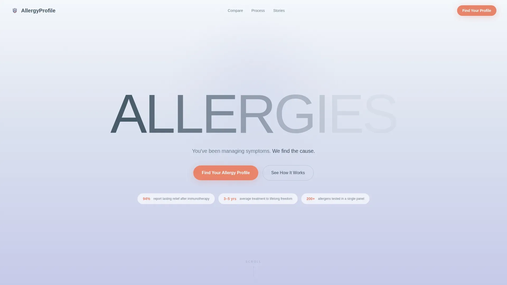 Assessment Landing Page Template
