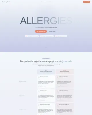 Assessment Landing Page Template