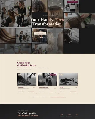 Specialty Beauty Treatments Professional Website Template