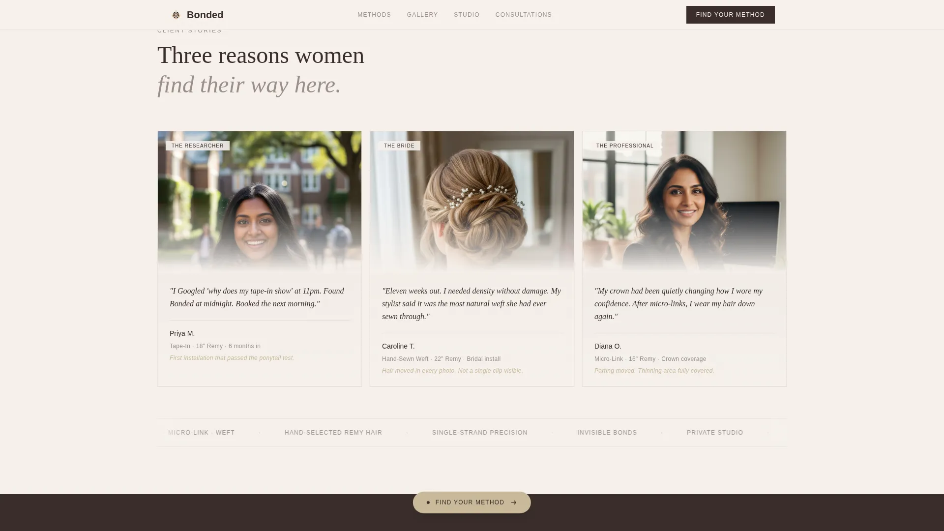 Specialty Beauty Treatments Specialist Professional Website Template
