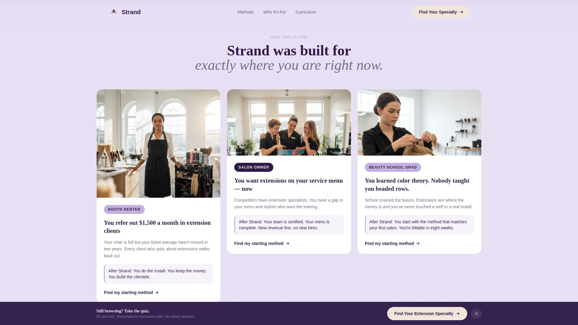 Specialty Beauty Treatments Blog Website Template