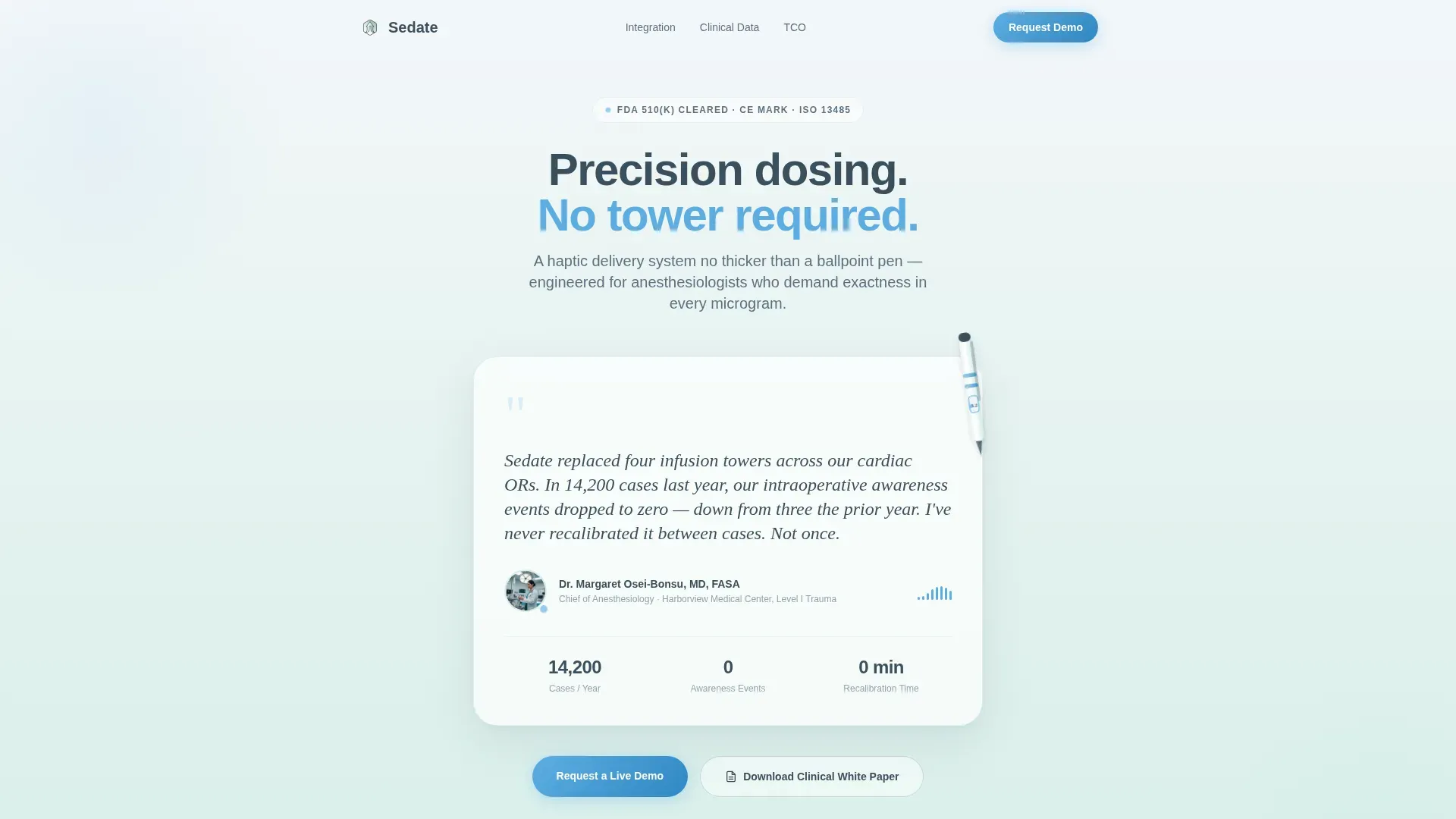 Anesthesiology Medicine FAQ Website Template