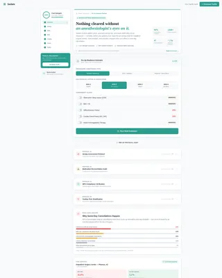 Anesthesiology Medicine Cost Calculator Website Template