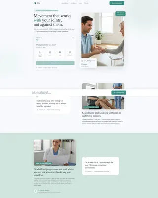 Arthritis Exercise Program Landing Page Template