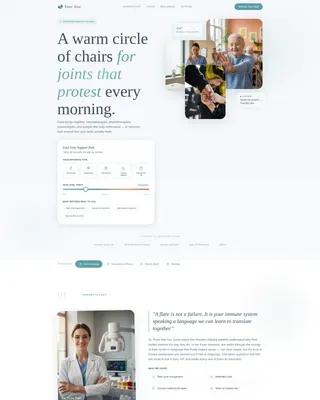 Support Groups Landing page Template