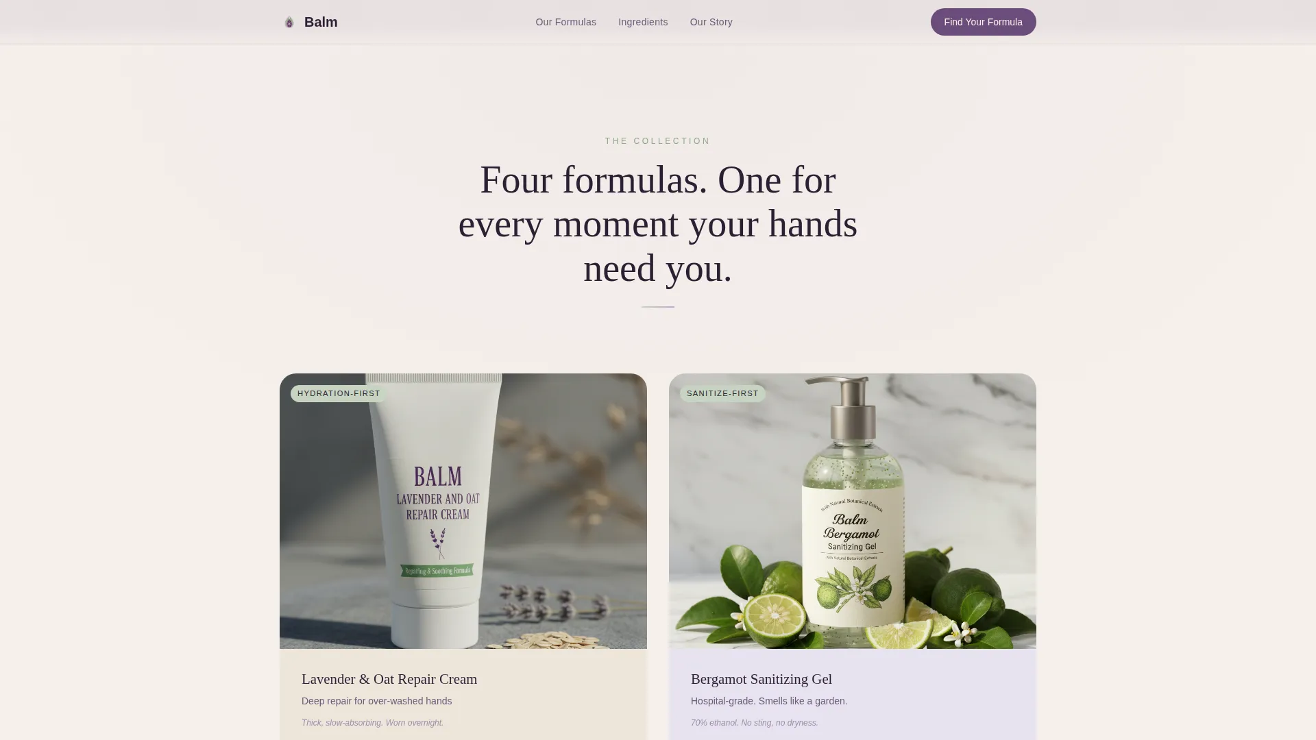 Body Care & Bath Brand Advanced Professional Website Template