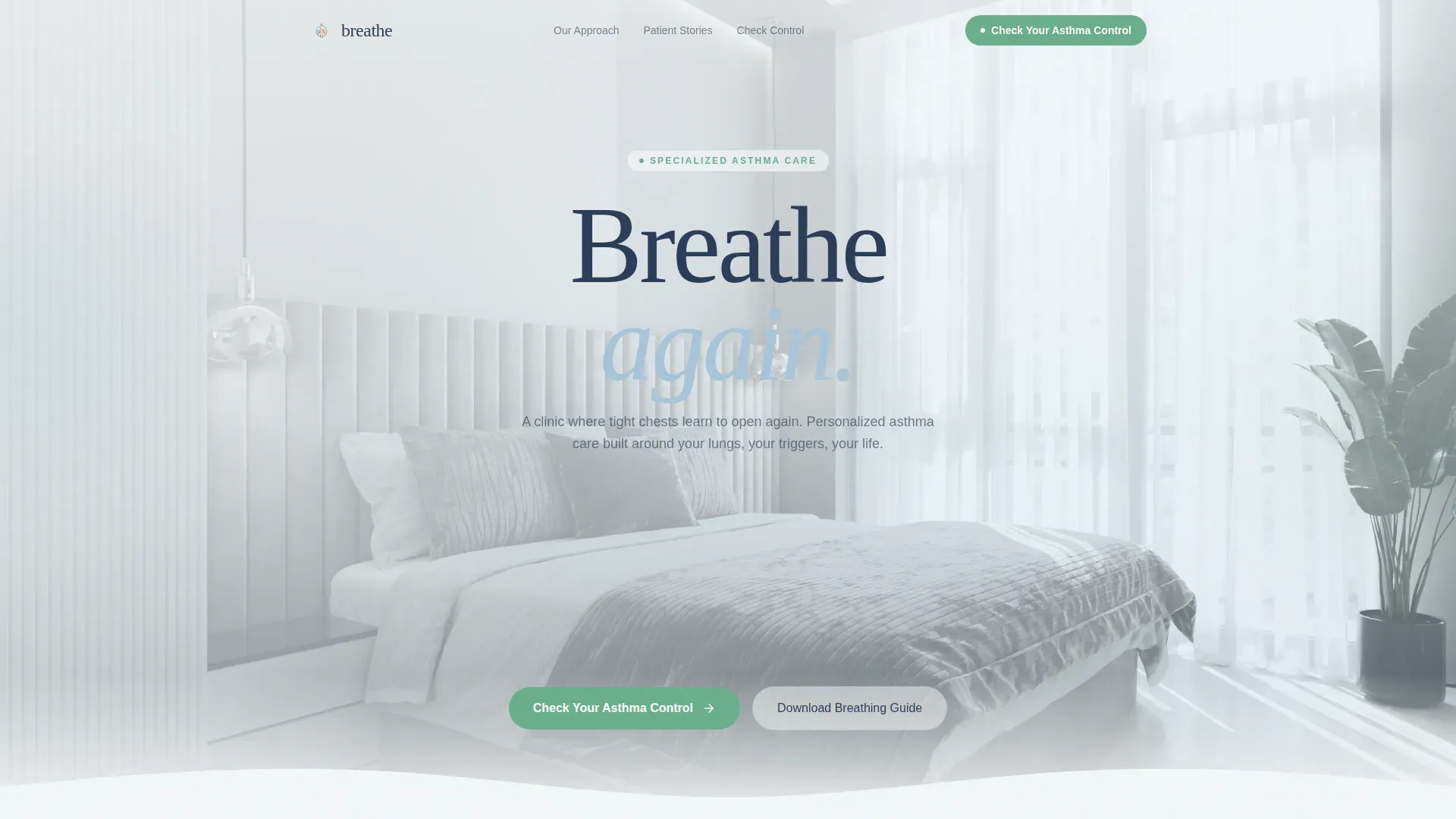 Treatment Center Landing page Template