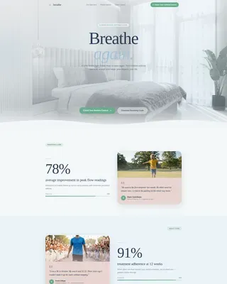 Treatment Center Landing page Template