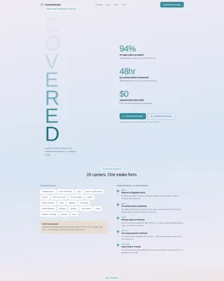 Audiology Services Landing page Template