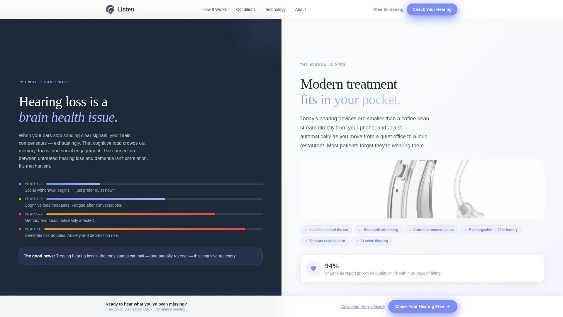 Patient Education Landing page Template