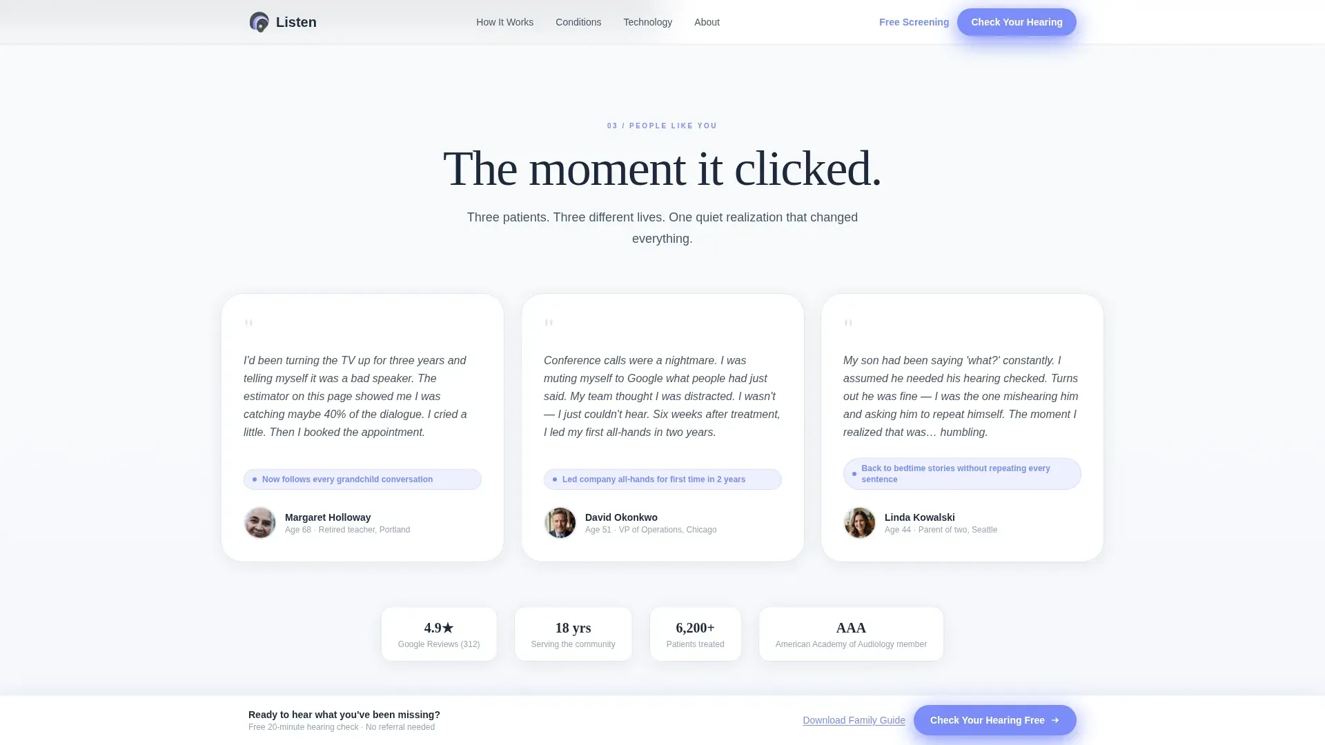 Patient Education Landing page Template