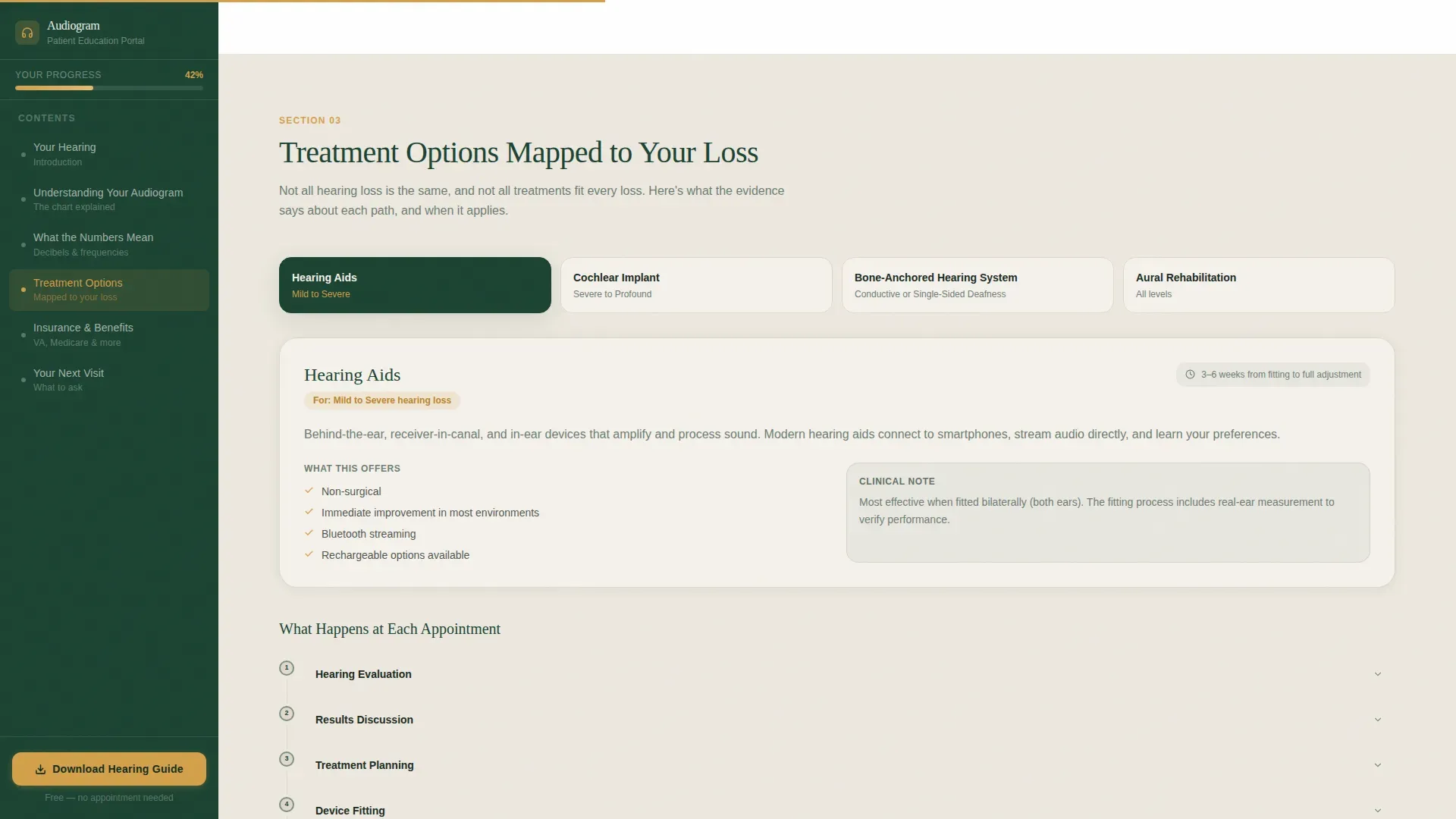 Patient Portal Landing page Template