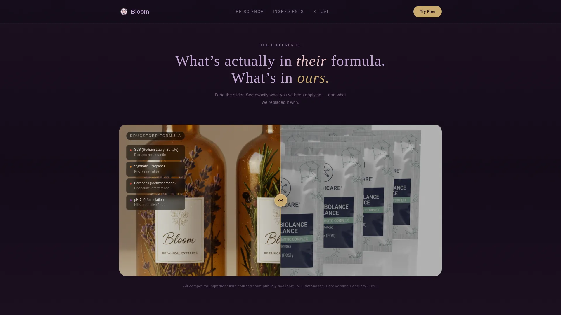 Body Care & Bath Brand Specialist Professional Website Template