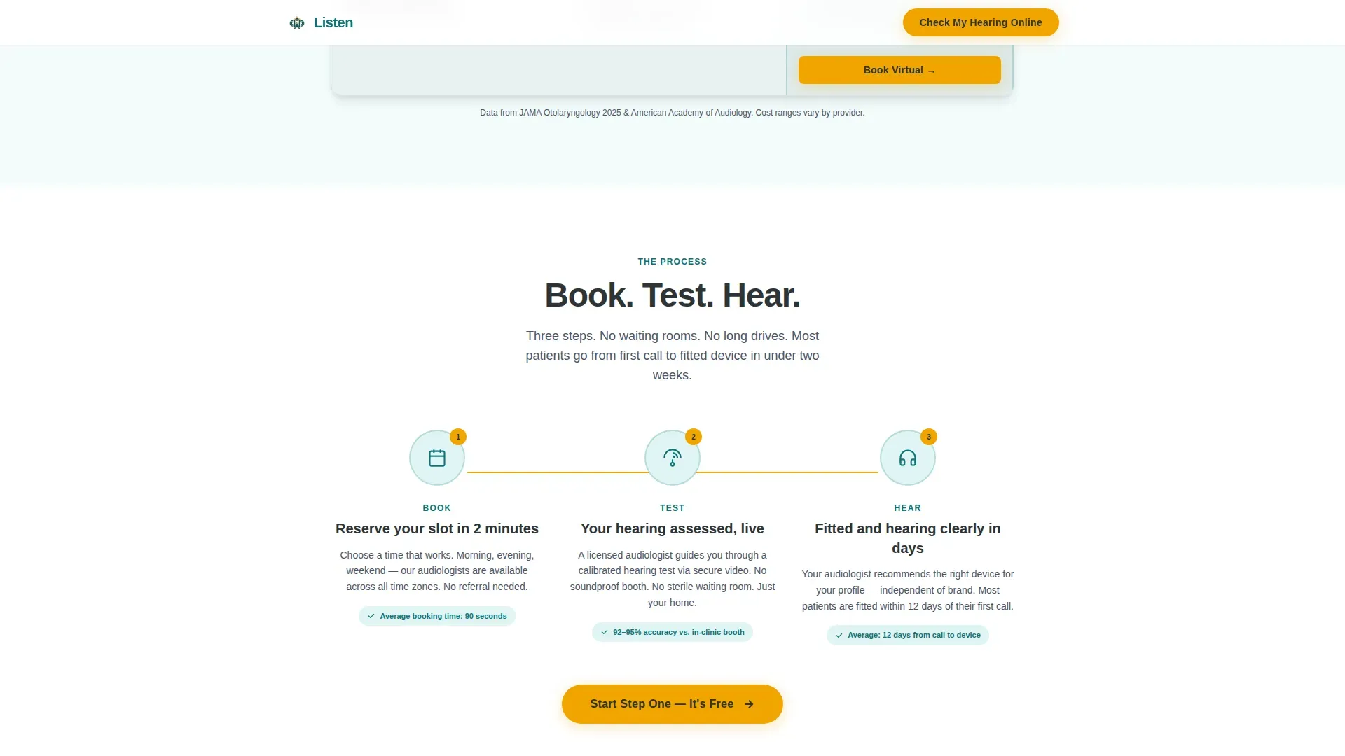 Virtual Consultation Landing Page Template