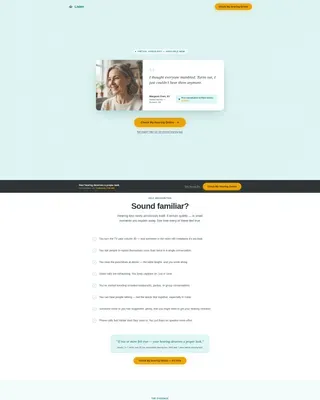 Virtual Consultation Landing Page Template