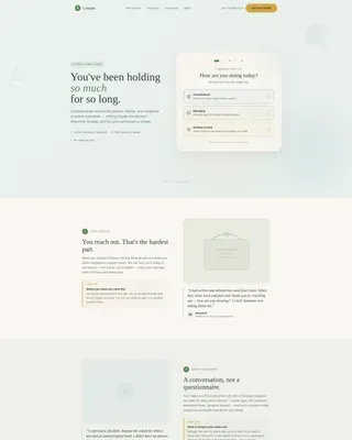Autism Caregiver Support Landing Page Template
